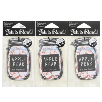 John's Blend - Air Freshener - Apple Pear  - 3pcs