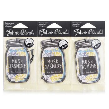 John's Blend - Air Freshener - Musk Jasmine  - 3pcs