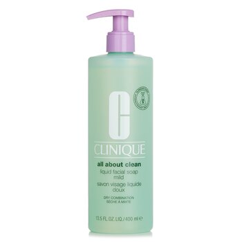 All About Clean Liquid Facial Soap Mild (Dry Combination Skin) (400ml/13.5oz) 