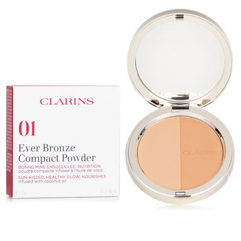 Clarins - Ever Bronze Compact Powder - # 01 Light Image 1