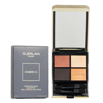 Guerlain - Ombres G Eyeshadow Quad 4 Colours (Multi Effect, High Color, Long Wear) - # 940 Royal Jungle Image 1