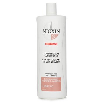 Density System 3 Scalp Therapy Conditioner (Colored Hair, Light Thinning, Color Safe) (1000ml/33.8oz) 
