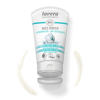 Lavera - Basis Sensitiv Cleansing Gel - Organic Aloe Vera & Jojoba (For Normal & Combination Skin) Image 1