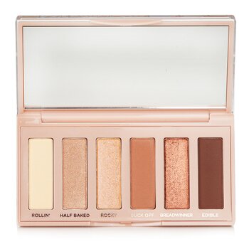 Naked Half Baked Mini Eyeshadow Palette: 6x Eyeshadow (Rollin',Half Baked,Rocky,Buck Off,Breadwinner,Edible) (6x0.8g/0.02oz) 