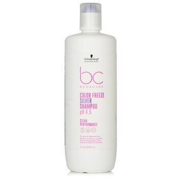 BC Bonacure pH 4.5 Color Freeze Silver Shampoo (For Grey & Lightened Hair) (1000ml/33.8oz) 