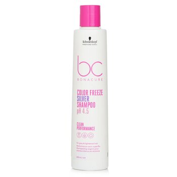 BC Bonacure pH 4.5 Color Freeze Silver Shampoo (For Grey & Lightened Hair) (250ml/8.4oz) 