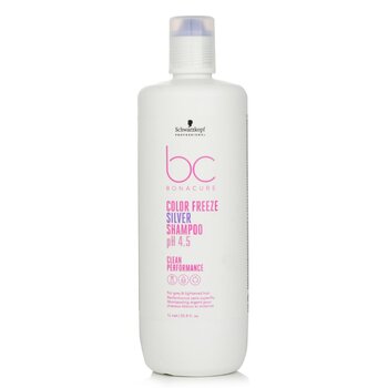 BC Bonacure pH 4.5 Color Freeze Silver Shampoo (For Grey & Lightened Hair) (1000ml/33.8oz) 