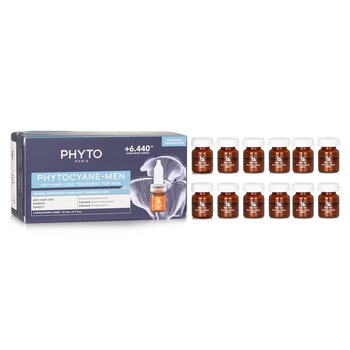 PhytoCyane Anti-Hair Loss Treatment (For Men) (12x3.5ml/0.11oz) 