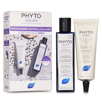 Phytosquam Kit: Intensive Shampoo 125ml/4.22oz + Purfiying Shampoo 250ml/8.45oz (2pcs) 