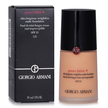 Giorgio Armani - Power Fabric+ Ultra Longwear Weightless Matte Foundation SPF 20 - # 4.25 Image 1