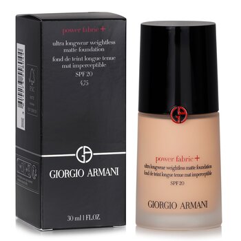 Giorgio Armani - Power Fabric+ Ultra Longwear Weightless Matte Foundation SPF 20 - # 4.75 Image 1