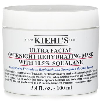 Ultra Facial Overnight Rehydrating Mask With 10.5% Squalane (100ml/3.4oz) 