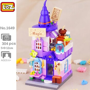 Loz LOZ Street Series - Magic House Building Bricks Set