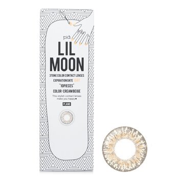 Lilmoon Cream Beige 1 Day Color Contact Lenses - - 0.00 (10pcs) 