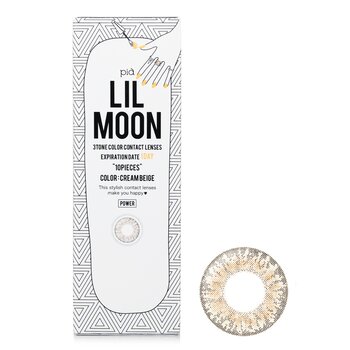 Lilmoon Cream Beige 1 Day Color Contact Lenses - - 2.00 (10pcs) 