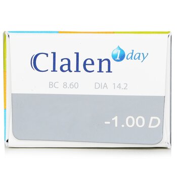 Clalen - 1 Day Ultra-Soo Clear Contact Lenses -1.00 Image 1