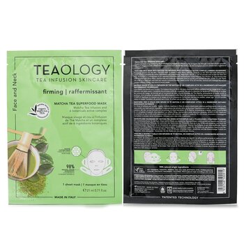 Teaology - Matcha Tea Superfood Face & Neck Mask Image 1