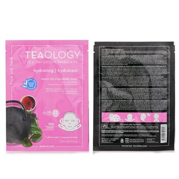 Teaology - Peach Tea Hyaluronic Face & Neck Mask Image 1