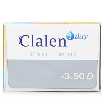 Clalen - 1 Day Ultra-Soo Clear Contact Lenses -3.50 Image 1