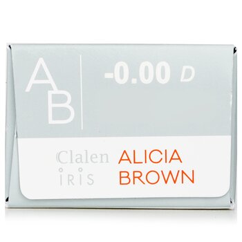 Clalen - 1 Day Iris Alicia Brown Color Contact Lenses -0.00 Image 1