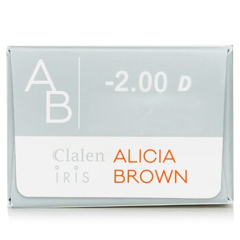 Clalen - 1 Day Iris Suzy Brown Color Contact Lenses -2.00 Image 1