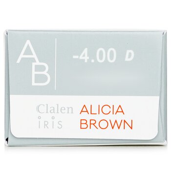 Clalen - 1 Day Iris Alicia Brown Color Contact Lenses - - 4.00 Image 1