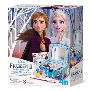 4M Disney/Frozen II/Design Your Own Wooden Mirror Chest