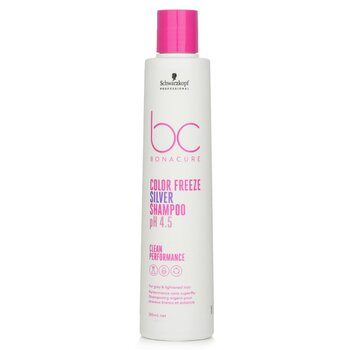 BC Bonacure pH 4.5 Color Freeze Silver Shampoo (For Grey & Lightened Hair) (250ml/8.45oz) 