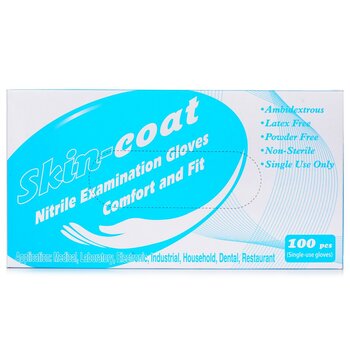skin coat Prozone disposable nitrile gloves (blue powder-free) Size M - 100pcs