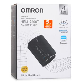 OMRON 歐姆龍 HEM-7600T 藍牙智能一體式手臂血壓計 1pc