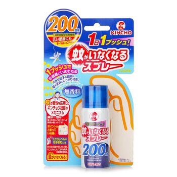 Kincho 金鳥 日本製 驅蚊推氣溶膠蚊子殺蟲劑 200天無香味 [平行進口] 1支