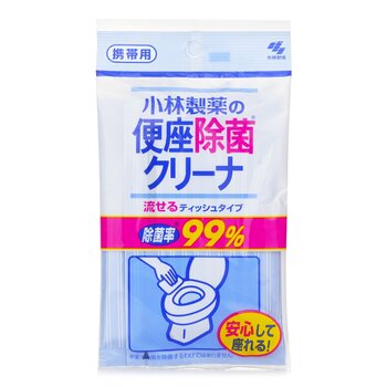 Kobayashi Pharmaceutical Toilet Seat Sterilization Towel Pouch - 10pcs