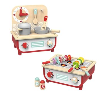Tooky Toy Co Kitchen Set & BBQ 30x20x30cm