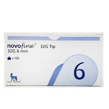 Novofine Novifine 31G 6mm胰島素針頭 - 100支 100pcs/box