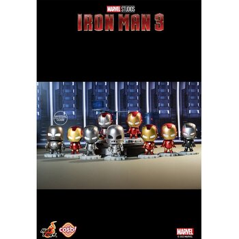 Hot Toys Iron Man 3 - Iron Man Cosbi Bobble-Head Collection (Individual Blind Boxes)  6 x 6 x 10cm