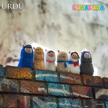 Urdu FUWAFUAWA 系列3 不良羊駝 (原盒5款) 11 x 9 x 12.5cm