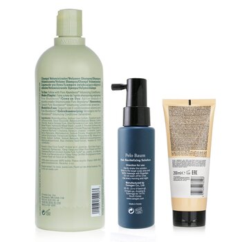 Pelo Baum - Pelo Baum Hair Revitalizing Solution 60ml + Aveda Volumizing Shampoo 1000ml + L'Oreal Resurfacing Conditioner 200ml Image 2