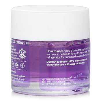 Derma E - Advanced Peptides & Flora-Collagen Cryo-Gel Mask Image 2