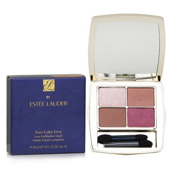 Estee Lauder - Pure Color Envy Luxe Eyeshadow Quad # 01 Rebel Petals Image 1