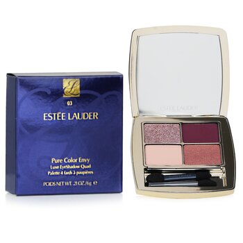 Estee Lauder - Pure Color Envy Luxe Eyeshadow Quad # 03 Aubergine Dream Image 1