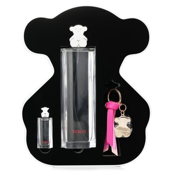 Tous - Eau De Toilette Spray 90ml + Eau De Toilette 4.5 ml + Key Ring Image 1