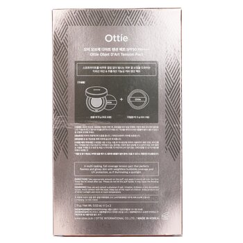 Ottie - Objet Dart Tension Pact SPF50 PA++++ & Refill  # 23 Natural Image 2