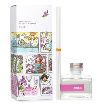 Daily Aroma Japan - Tsutsu Uraura Deodorant Reed Diffuser - Rose  - 120ml