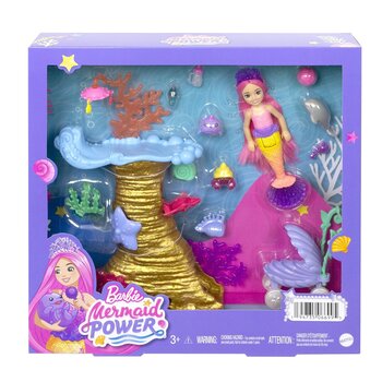 Barbie 芭比 芭比小凱莉美人魚組合 33x7x32cm