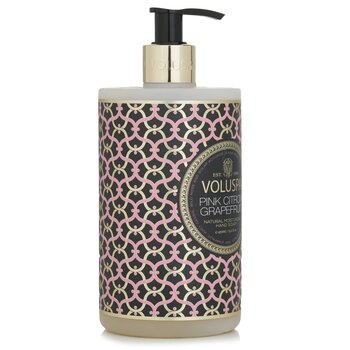 Voluspa - Pink Citron Grapefruit Hand Soap - Ripe Citron Grapefruit, Tart Cassis & Subtle Rose Image 1