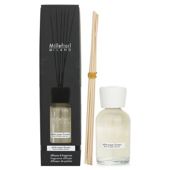 Millefiori - Natural Fragrance Diffuser - White Paper Flowers  - 250ml/8.45oz