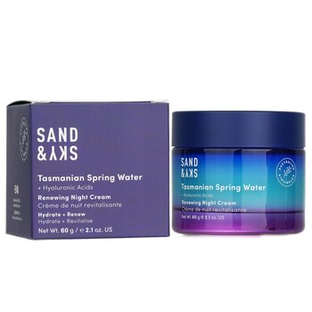 Sand & Sky - Tasmanian Spring Water - Renewing Night Cream Image 1