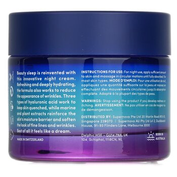 Sand & Sky - Tasmanian Spring Water - Renewing Night Cream Image 2