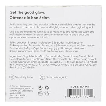 Jane Iredale - PureBronze Shimmer Bronzer Palette Refill - # Rose Dawn Image 2