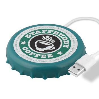 Happythings USB Mug Warmer - Green 11x11x2cm